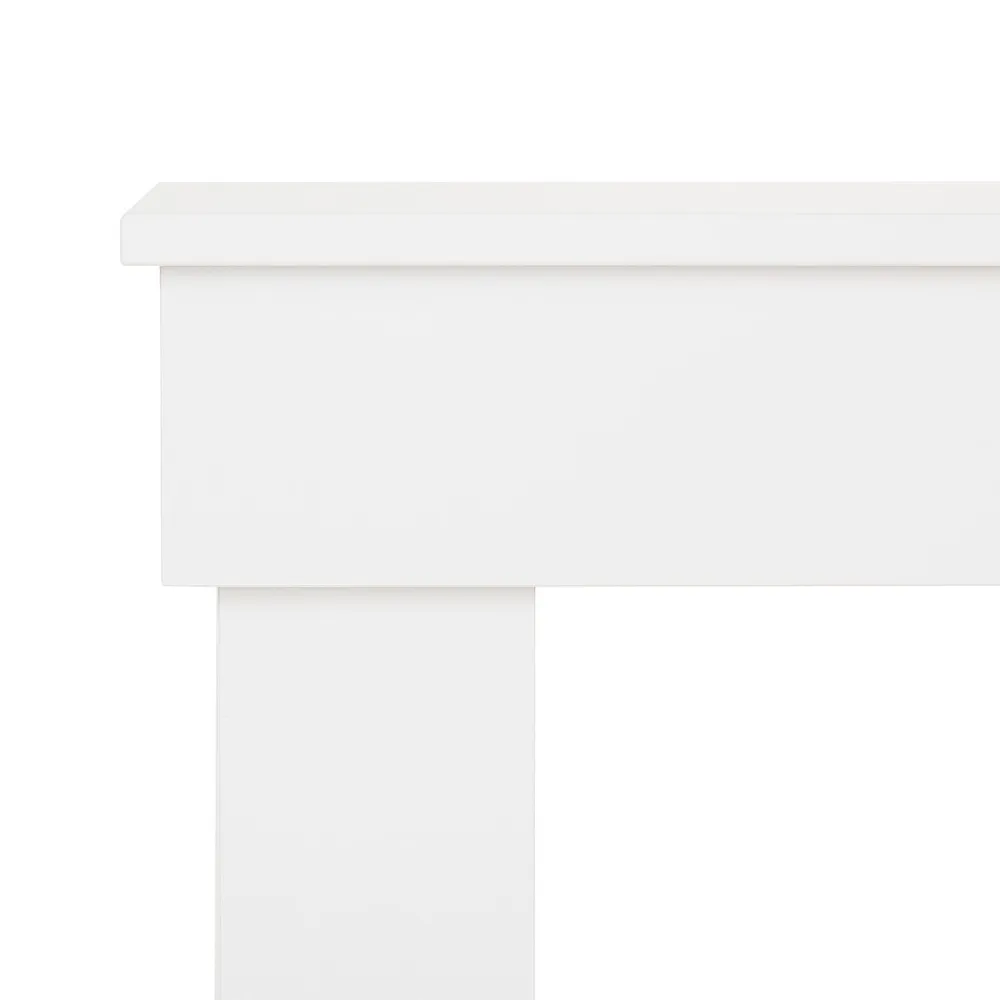 Einladendes Ambiente: Kompakter Esszimmertisch 90x60 cm für Singles und Paare - Farbe: Weiß