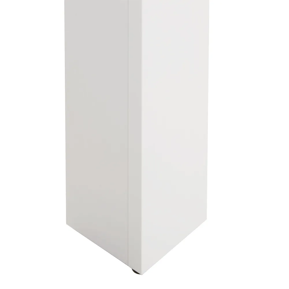 Einladendes Ambiente: Kompakter Esszimmertisch 90x60 cm für Singles und Paare - Farbe: Weiß