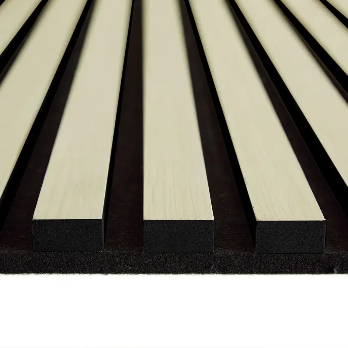 Akustikpaneel für die Schallisolierung 60x120 cm - Dämmende Wandverkleidung in Beige Schwarz